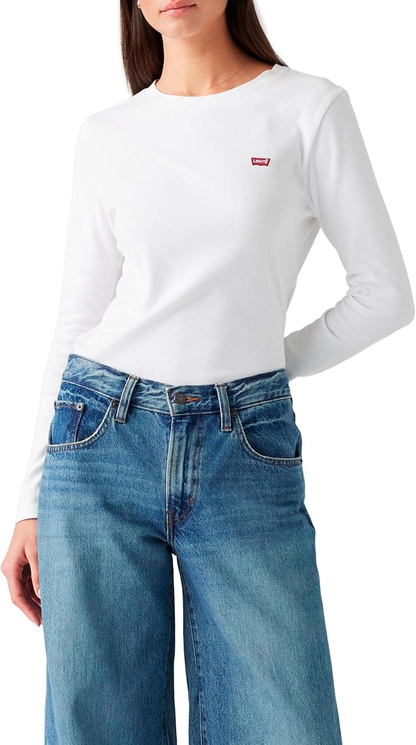 Levi's Essential Housemark Long-sleeve Tee t-shirt mulher