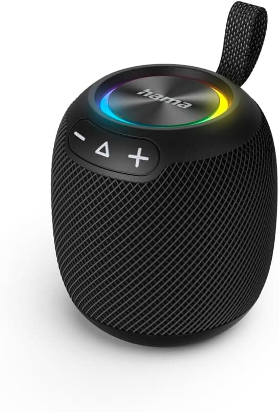 Hama - Altifalante Bluetooth® Bomb de 3,0" impermeável IPX7, LED, 16 W, NR