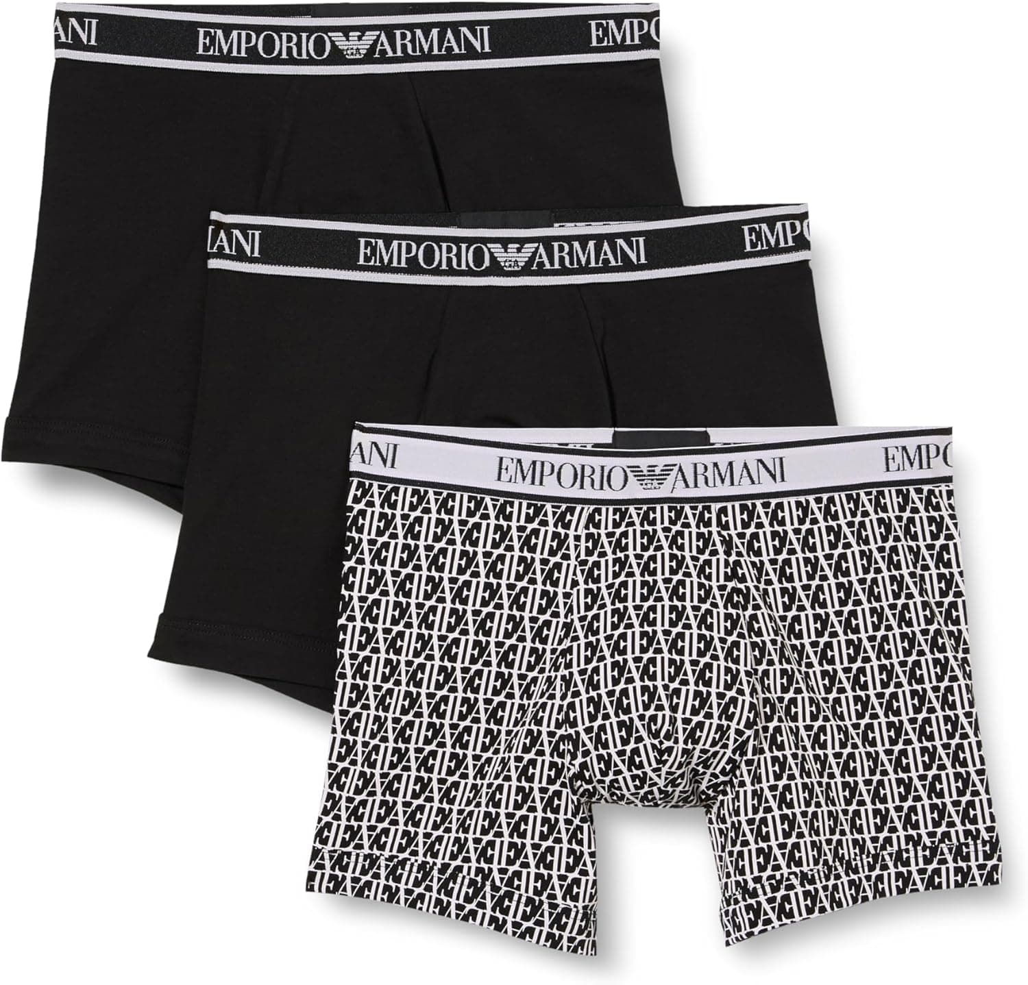 Emporio Armani | Pack de 3 boxers em azul para homem