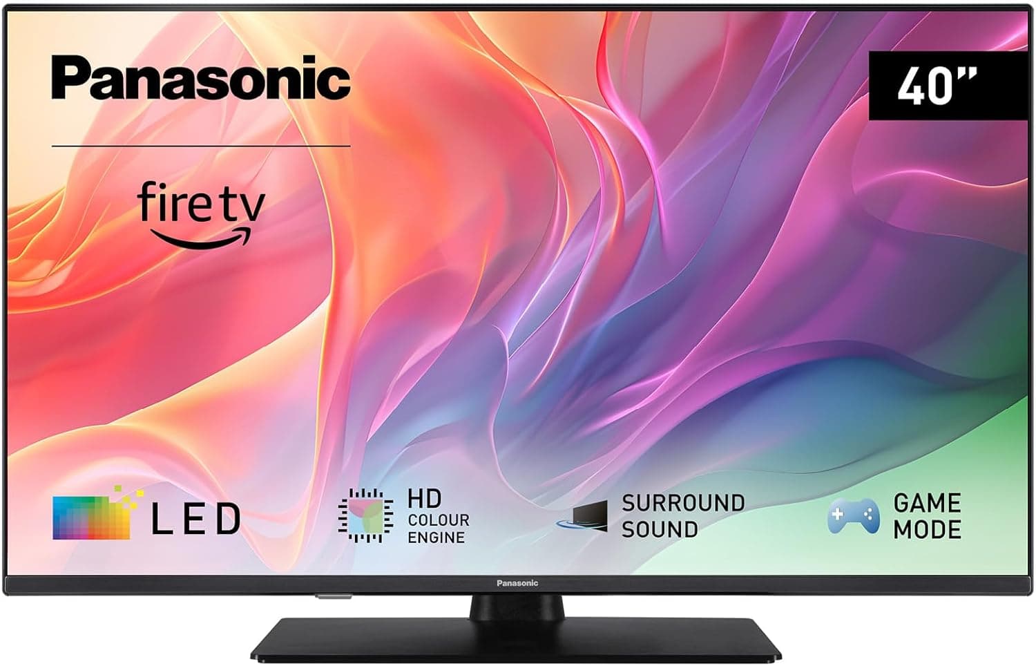 Panasonic TV-40S55AEZ, S55 Series de 40 polegadas Full HD LED Smart TV, 2024, Fire TV, HD Colour Engine, HDR, Alexa Controlo de Voz, modo de jogo, reprodutor multimédia, experiência visual excecional 