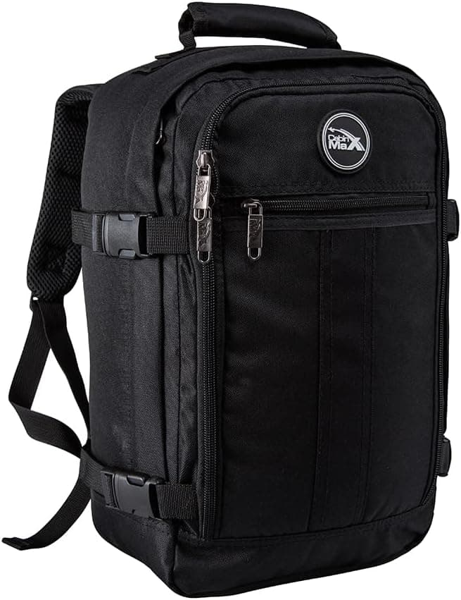 Cabin Max Travel Backpack | Mochila de cabine 20L em poliéster reciclado para bagagem de mão