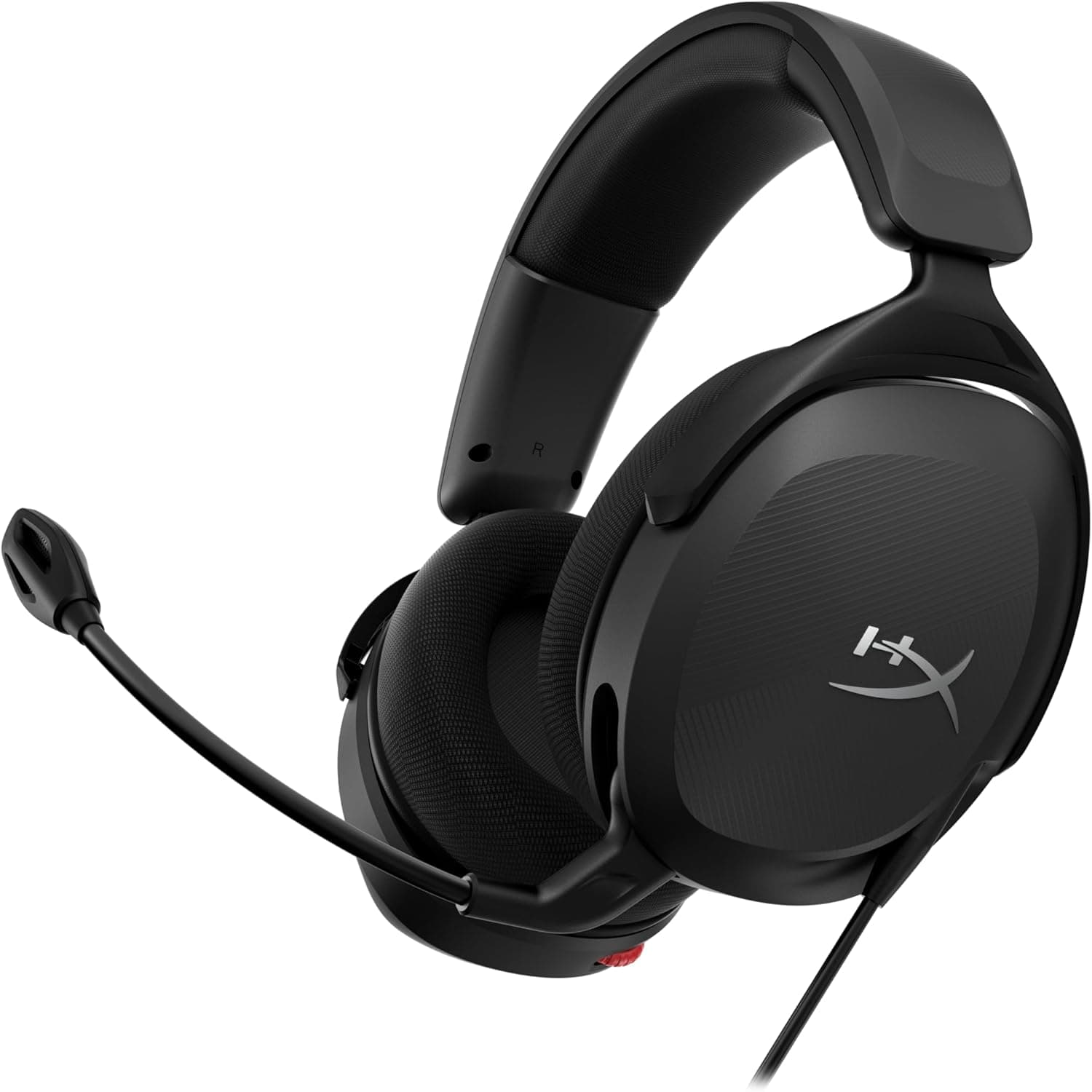 HyperX Cloud Stinger 2 Core, capacetes gaming para PC, drivers de 40 mm e áudio envolvente, 3,5 mm, microfone dobrável com cancelamento de ruído - preto