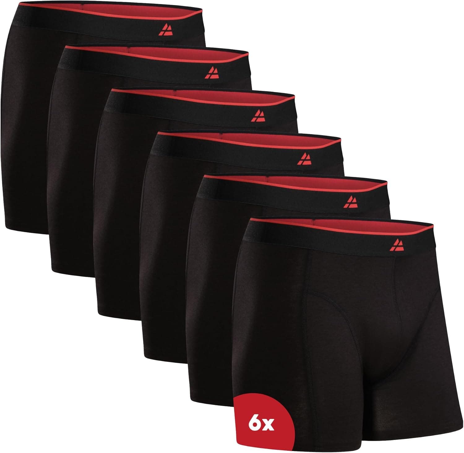 DANISH ENDURANCE Boxers para homem, pack de 6