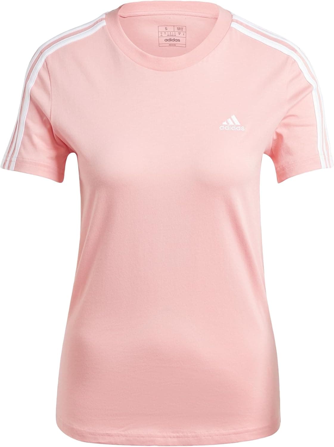 adidas Essentials Slim 3-Stripes T-shirt desportiva de mulher 