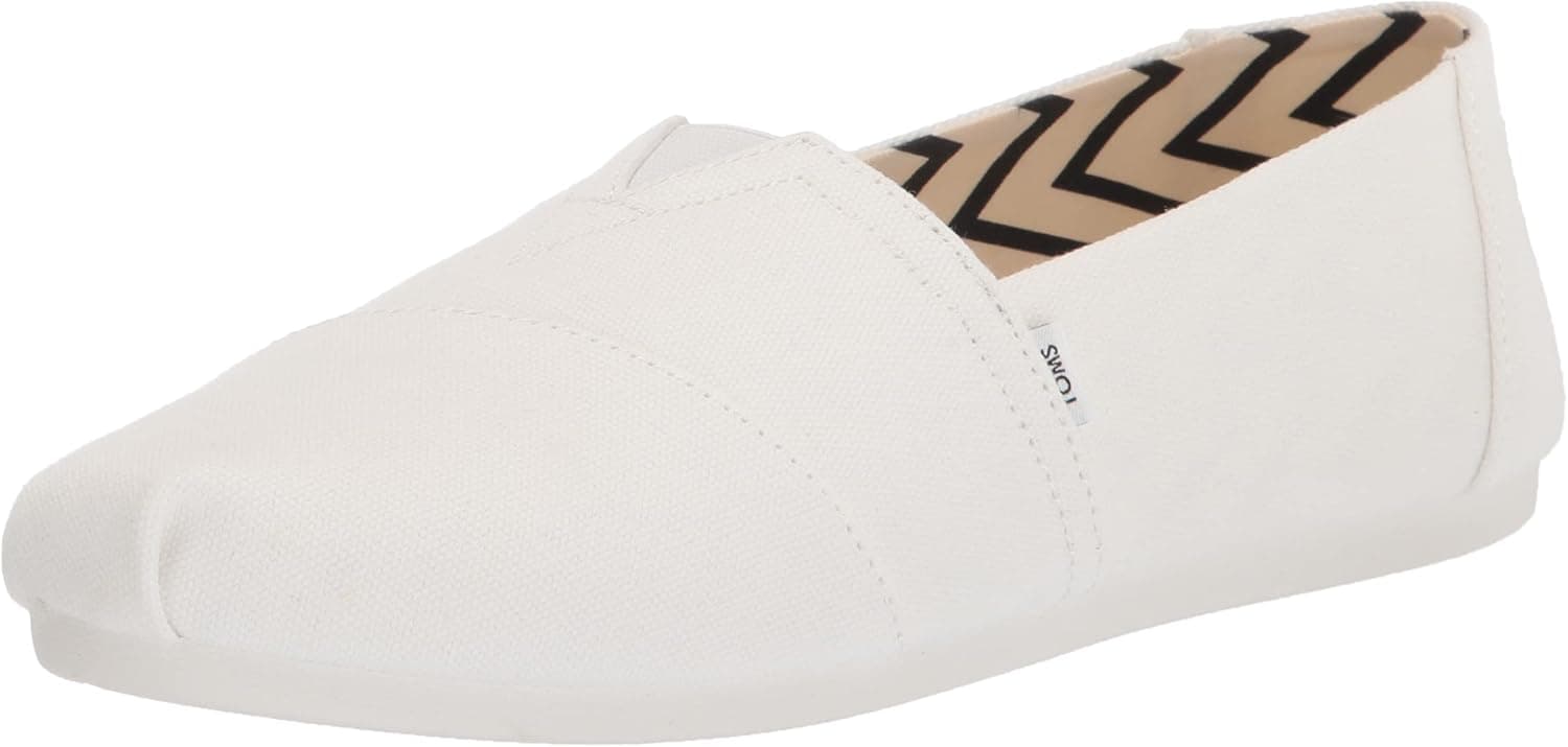 TOMS Recycled Cotton Alpargata | Alpercatas planas para mulher em algodão reciclado