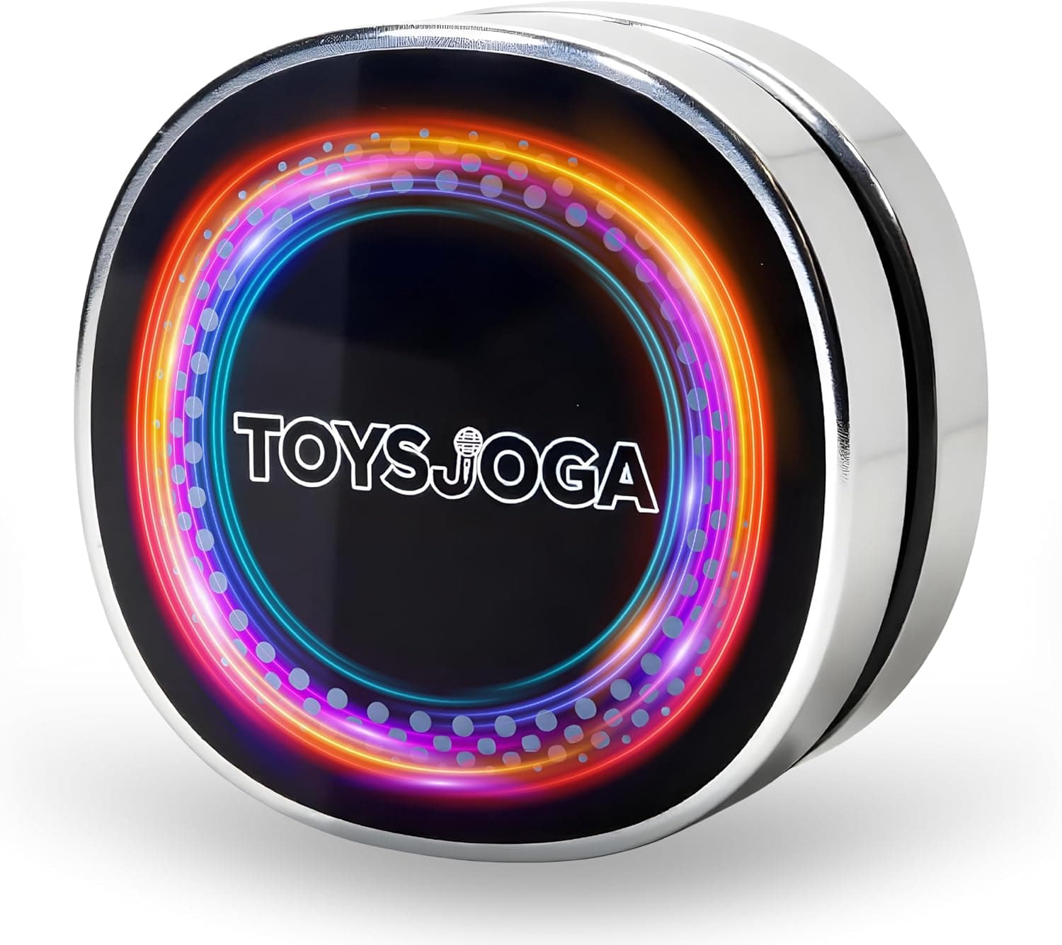 TOYSJOGA Mini altifalante Bluetooth pequeno,  com 16 modos de cor luz LED