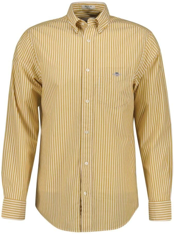 GANT Reg Poplin Stripe-camisa para homem