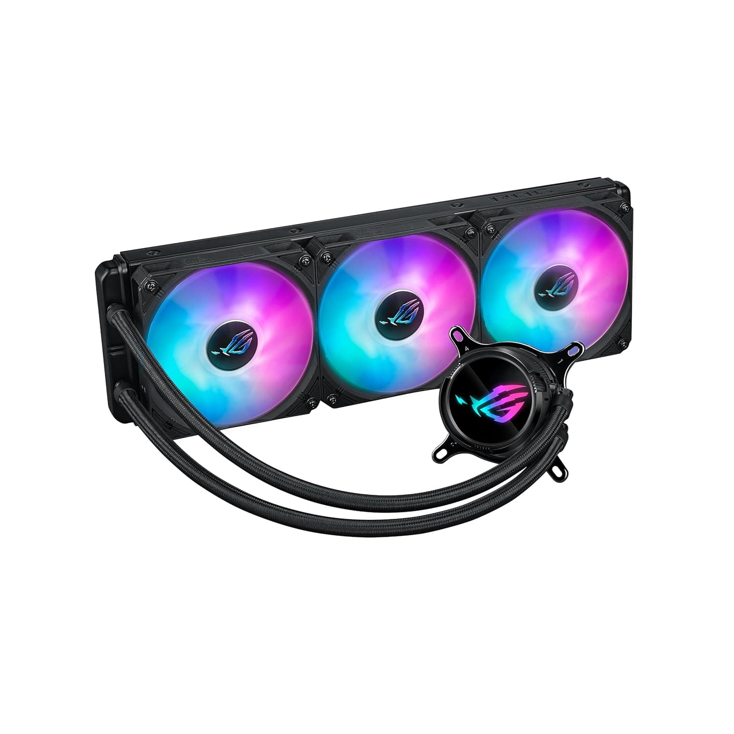 ASUS ROG STRIX LC III 360 ARGB | Sistema de refrigeração líquida tudo em um com bloco rotativo, bomba Asetek Gen7 v2 e ventoinhas ARGB