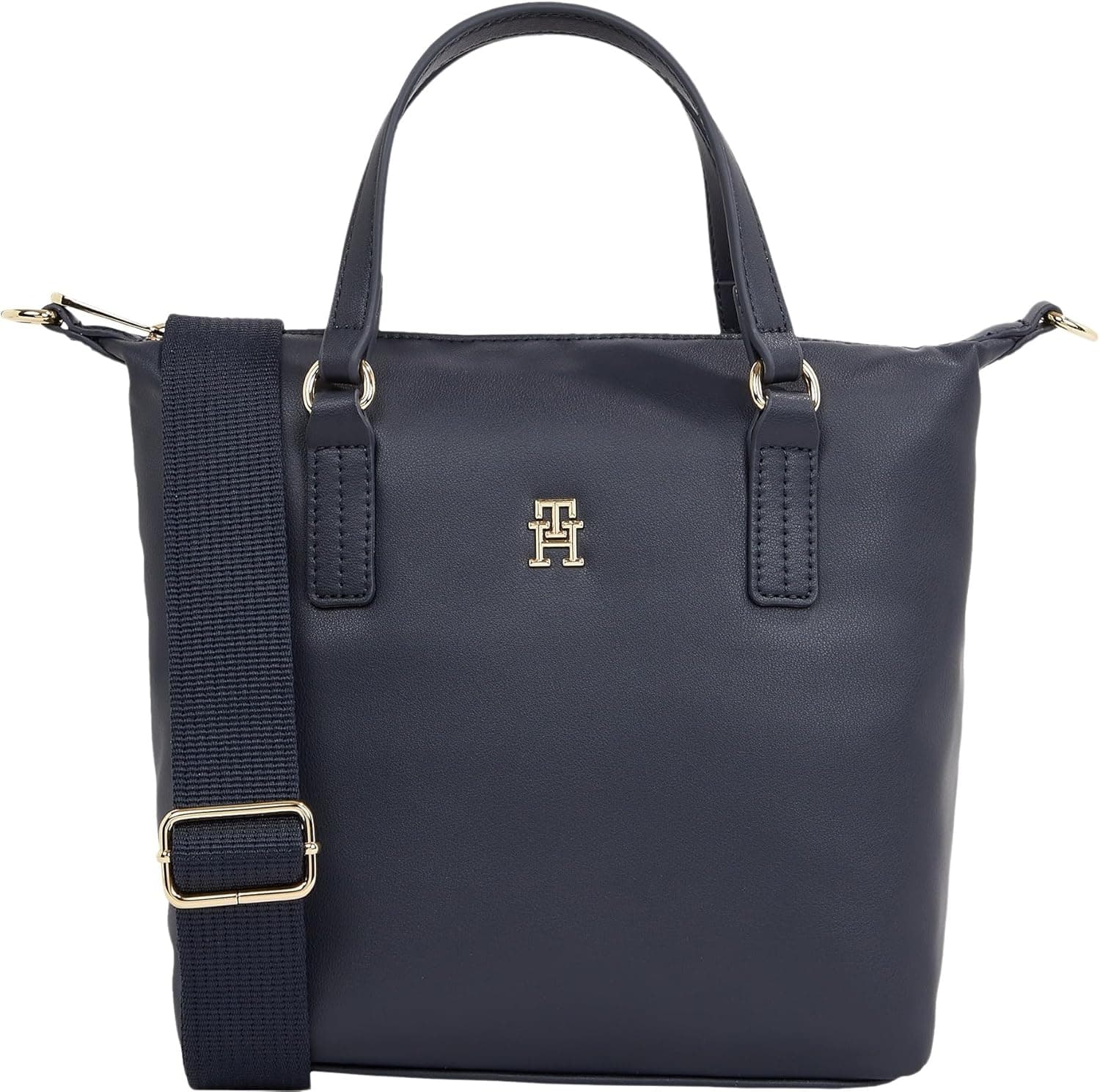 Tommy Hilfiger Mala Tote mulher Poppy Reform pequena, azul (Space Blue), tamanho único, Azul (Space Blue)