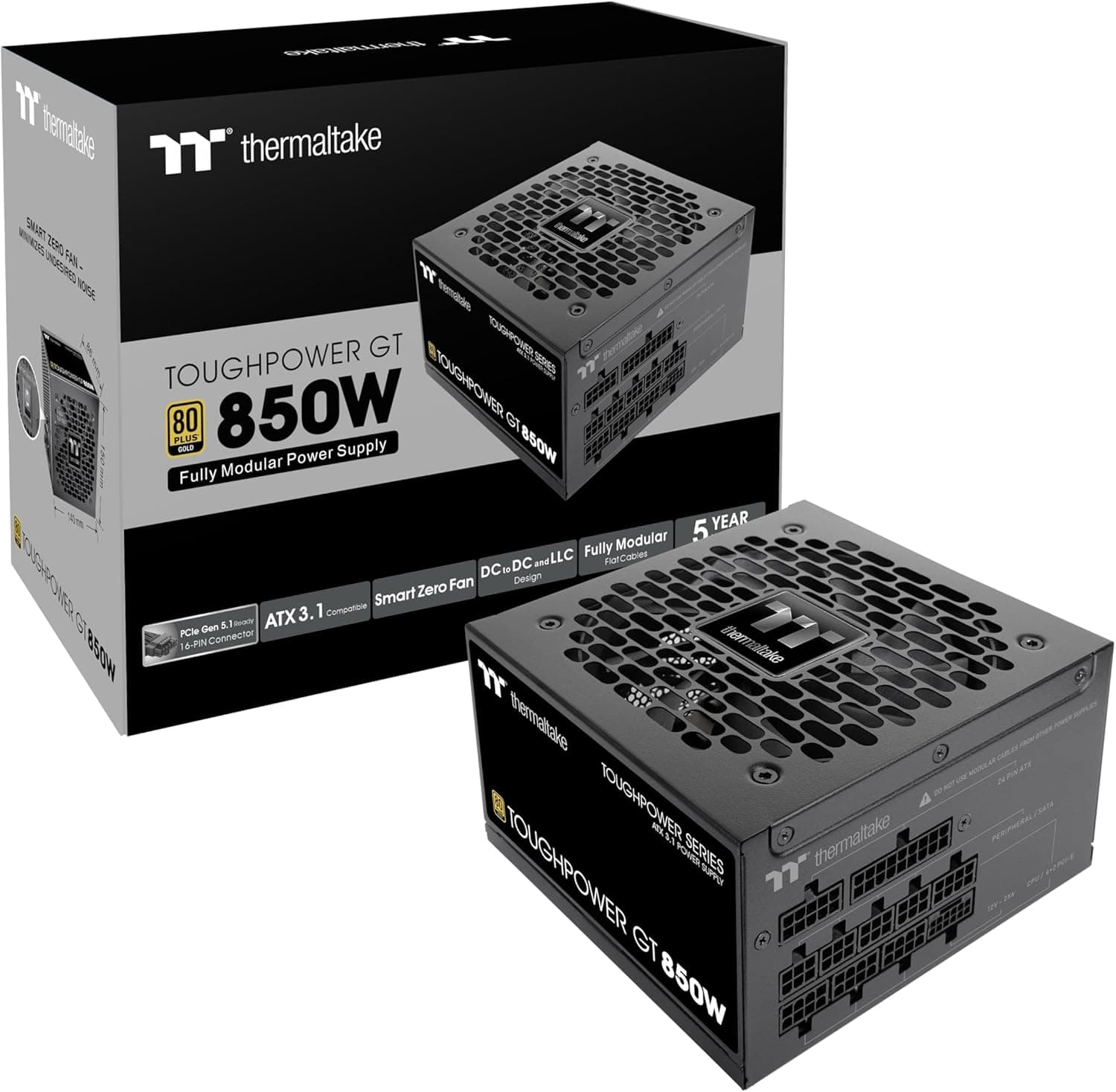 Thermaltake Toughpower GT 850W | Modular | 80 Plus Gold