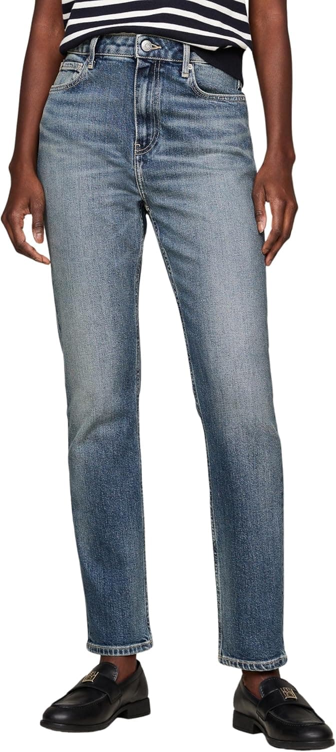 Tommy Hilfiger Cigarette Slim Fit | Calças de ganga slim fit para mulher