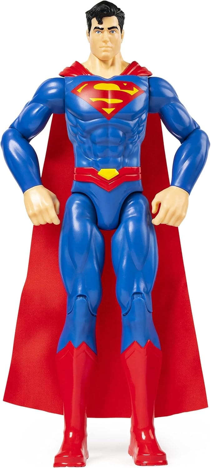 DC Comics - Superman feminino 30 cm, figura super-homem articulado colecionável, 6056778 - brinquedos crianças 3 anos - presente criança 3 anos