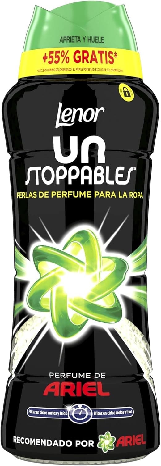 Lenor Unstoppables potenciador de fragrância de lavagem, 510 g, aroma a ariel, lavandaria sempre fresca até doze semanas após a armazenagem