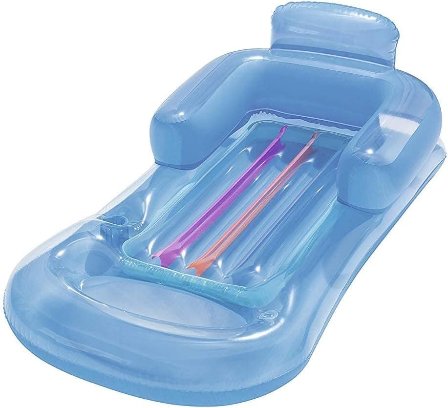 Bestway 43028 - Poltrona Lounge de design moderno, ergonómico, de plástico, cores sortidas, 1 peça