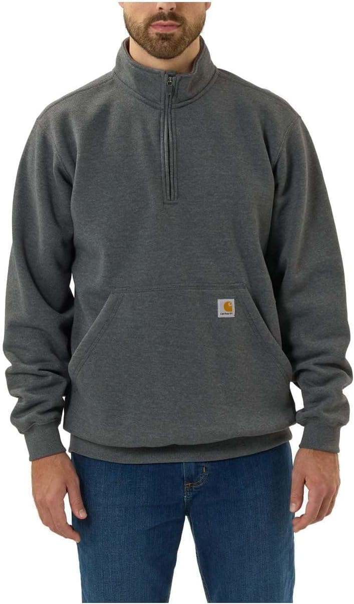 Carhartt Camisola folgada com fecho de correr e gola redonda para homem