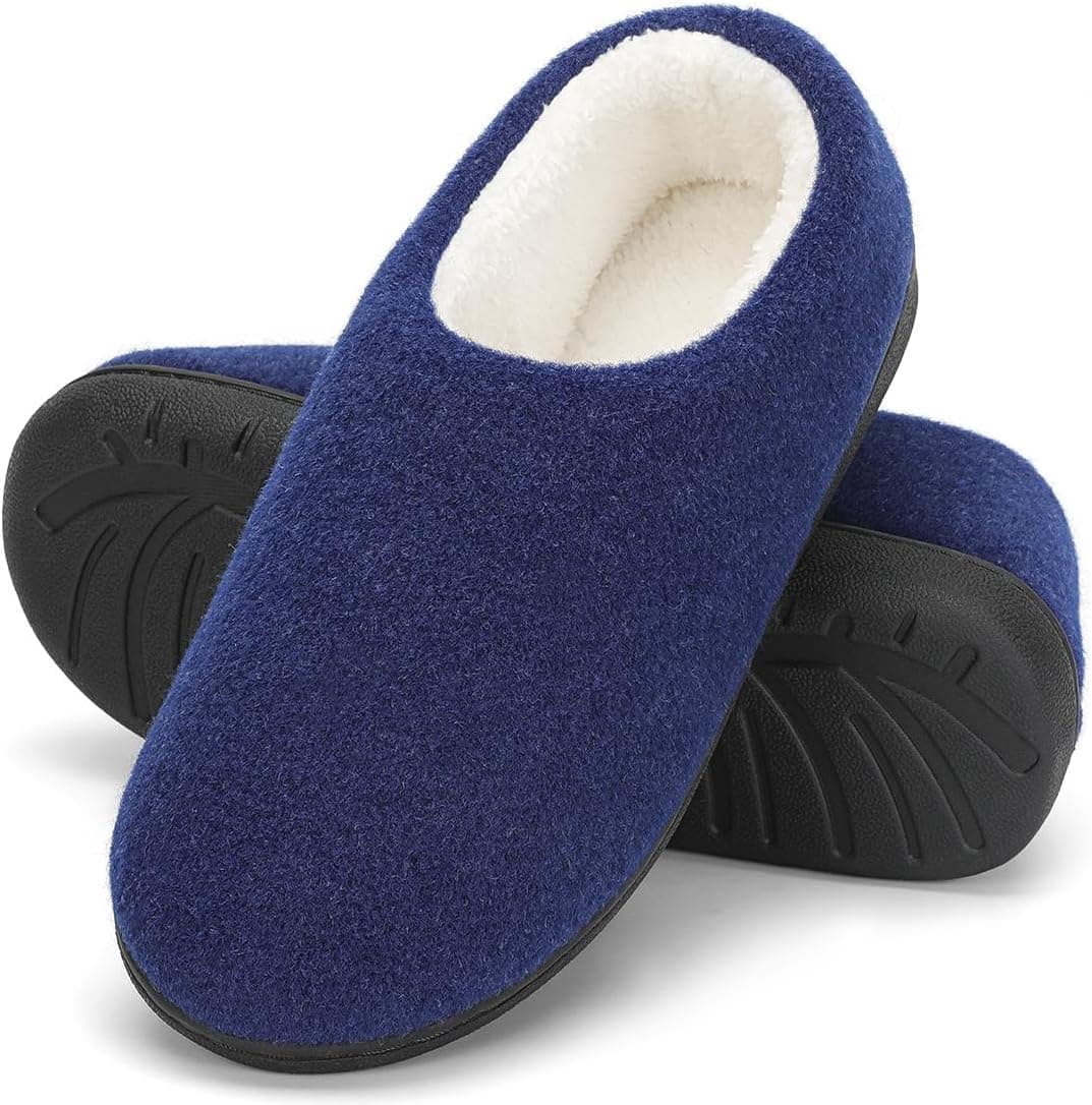 Mishansha Pantufas antiderrapantes com espuma de memória, unissexo - adulto