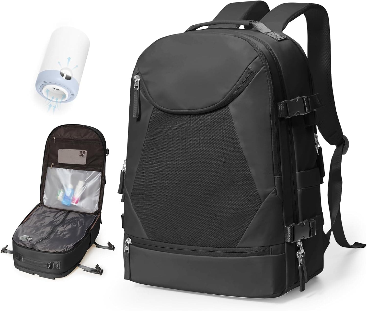 BJLFS Mochila viagem cabine avião 40 x 20 x 25 mulher mochila a vácuo Ryanair mala bagagem de mão 40 x 20 x 25 Ryanair mala de viagem homem malas de viagem cabine mochila portátil 14 polegadas para