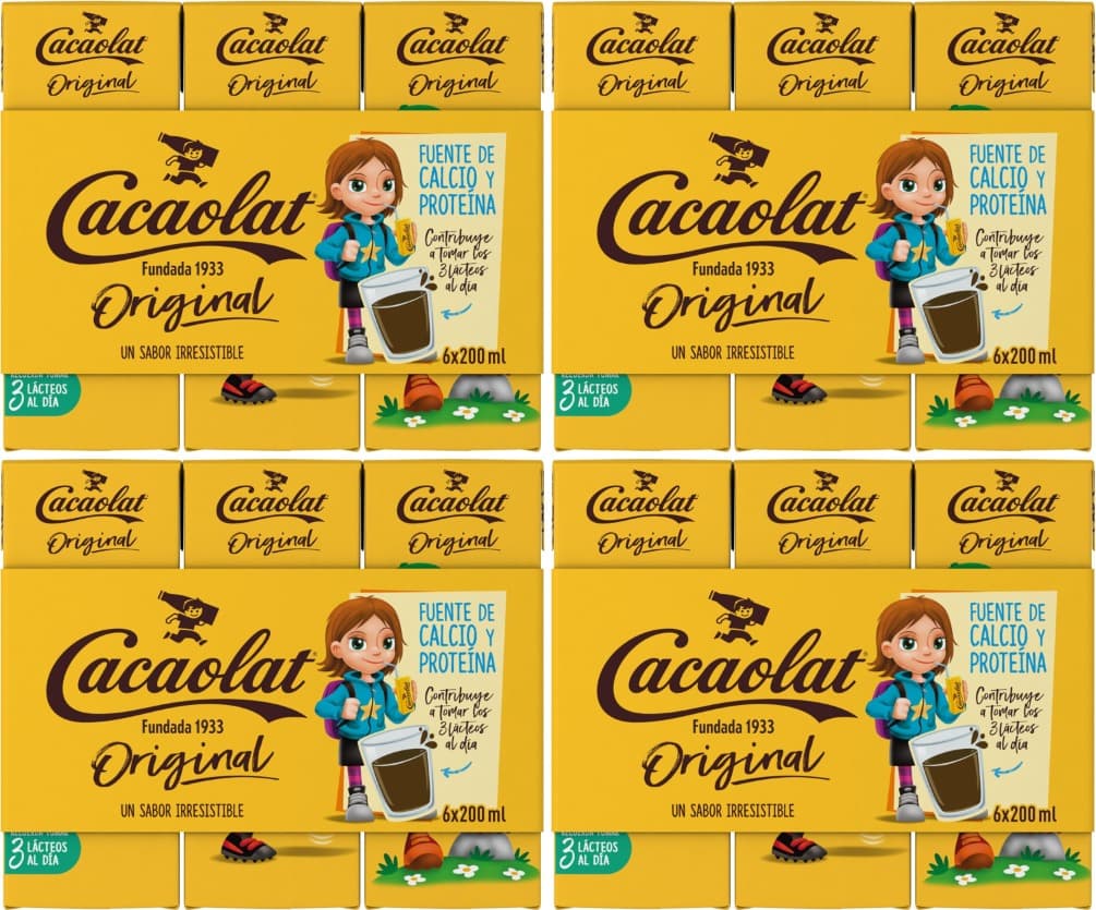 Cacaolat - Batido de cacau UHT - 6 x 200 ml