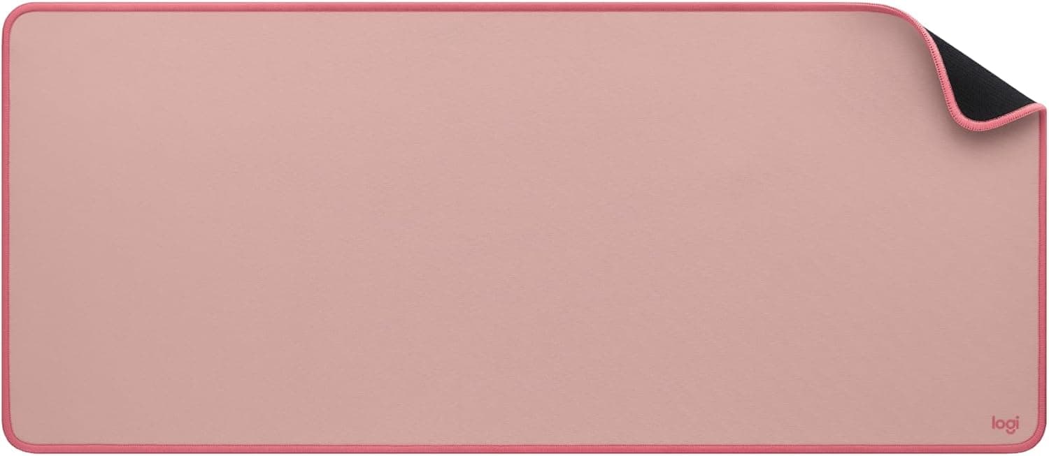 Logitech Studio Series | Tapete de rato grande antiderrapante e resistente a salpicos rosa
