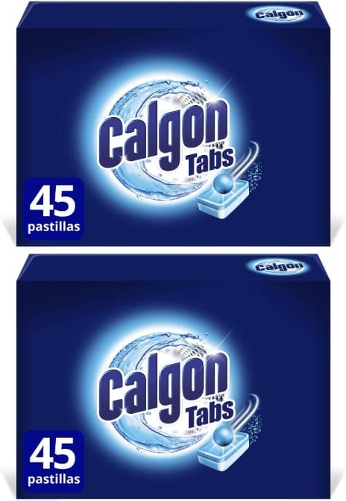 Calgon Powerball Comprimidos - anticalcário para a máquina, elimina odores e sujidade, 45 pastilhas x 2