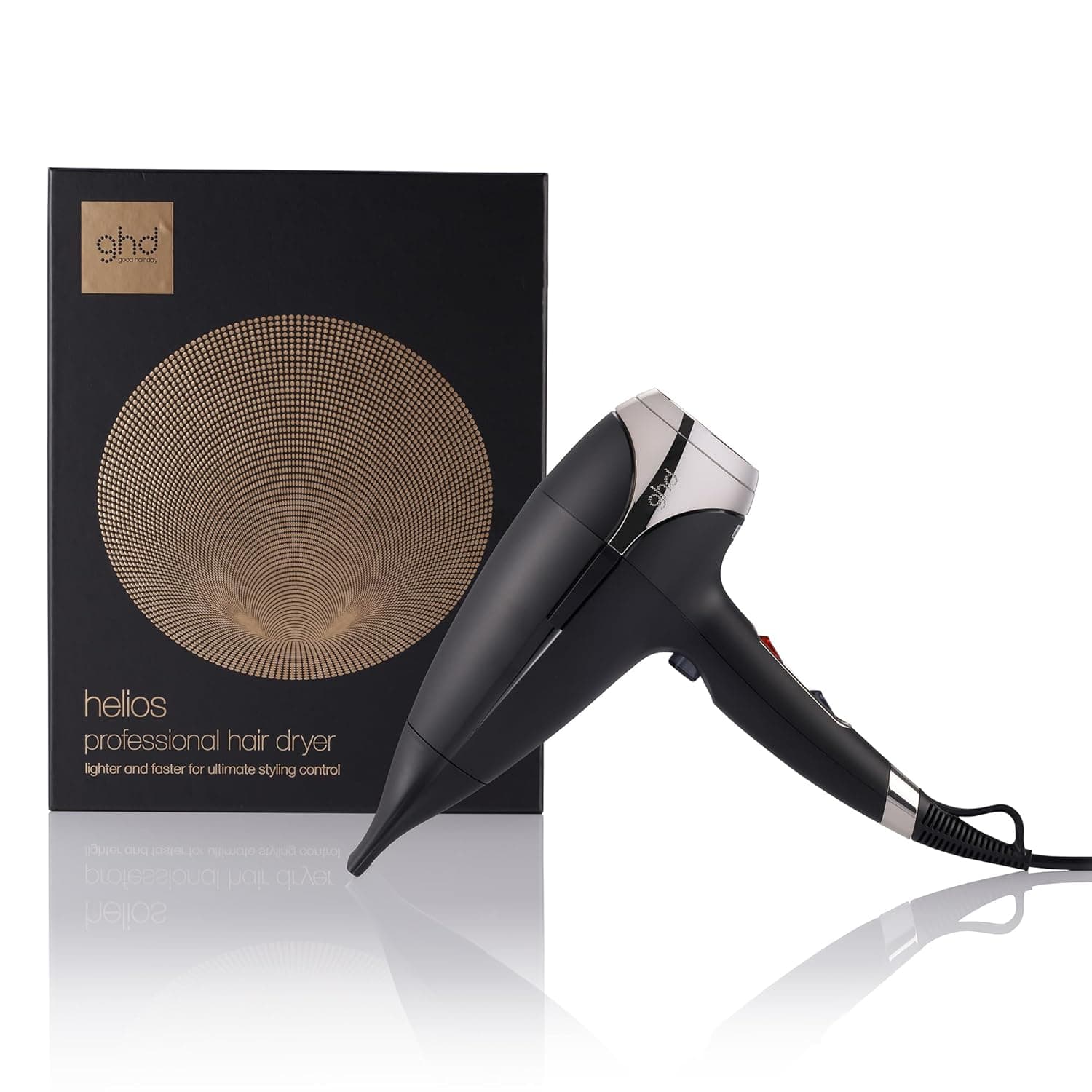 ghd Helios | Secador de cabelo profissional leve de secagem rápida com controlo de penteado para todos os tipos de cabelo