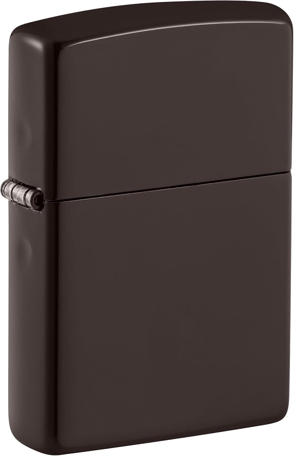 Zippo Design com chama de Zippo Brown Matte – Laser Engrave – Isqueiro, recarregável, numa caixa de presente de alta qualidade, Brown Matte - Sem logótipo