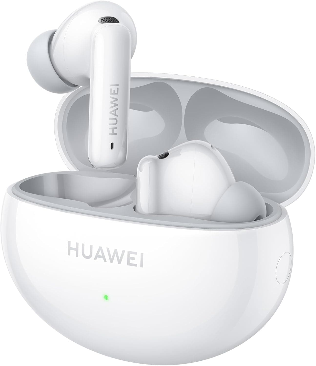 HUAWEI FreeBuds 6i, cancelamento ativo de ruído inteligente 3,0, baixos impactantes, carregamento rápido, bateria de 35 horas, Bluetooth 5.3, grau de proteção IP54 contra poeira e água, branco