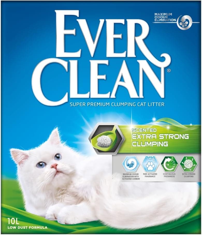 Ever Clean Areia para gatos extra forte camping, 10 litros, perfumada