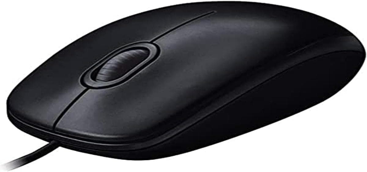 Logitech M90 Rato com cabo USB, rastreamento ótico 1000 DPI, ambidextro, PC/Mac/portátil - preto
