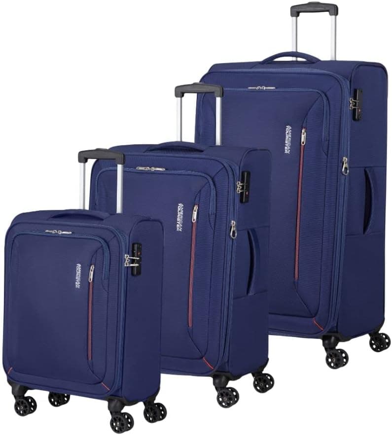 American Tourister Hyperspeed, Azul, Tamanho único, Conjunto de bagagem
