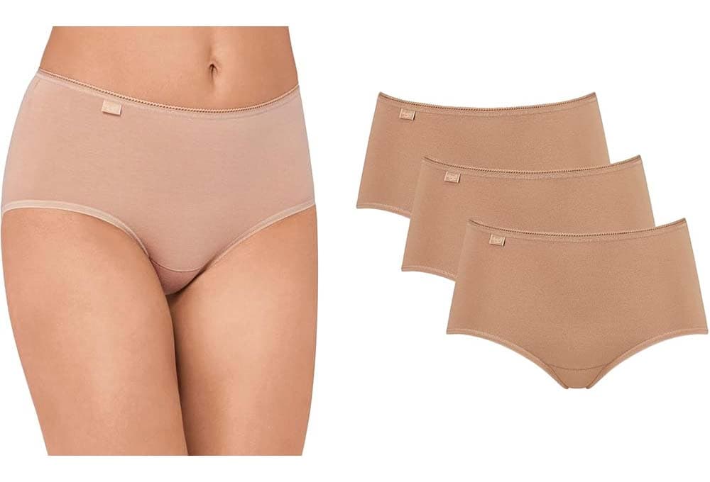 Sloggi 24/7 Cotton Midi | Pack de 3 cuecas de algodão para mulher
