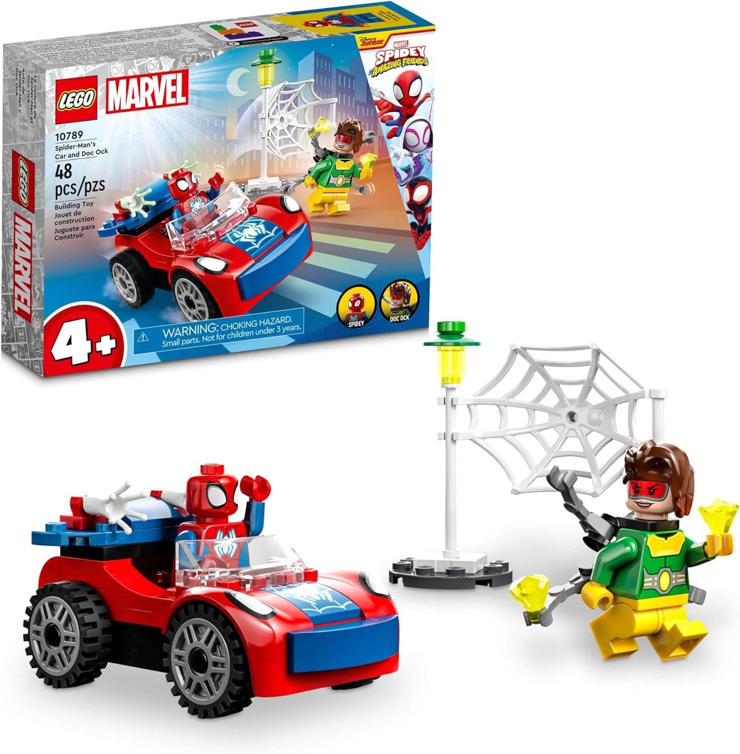 LEGO® Marvel 10789 Carro Homem-Aranha e Doutor Octopus 