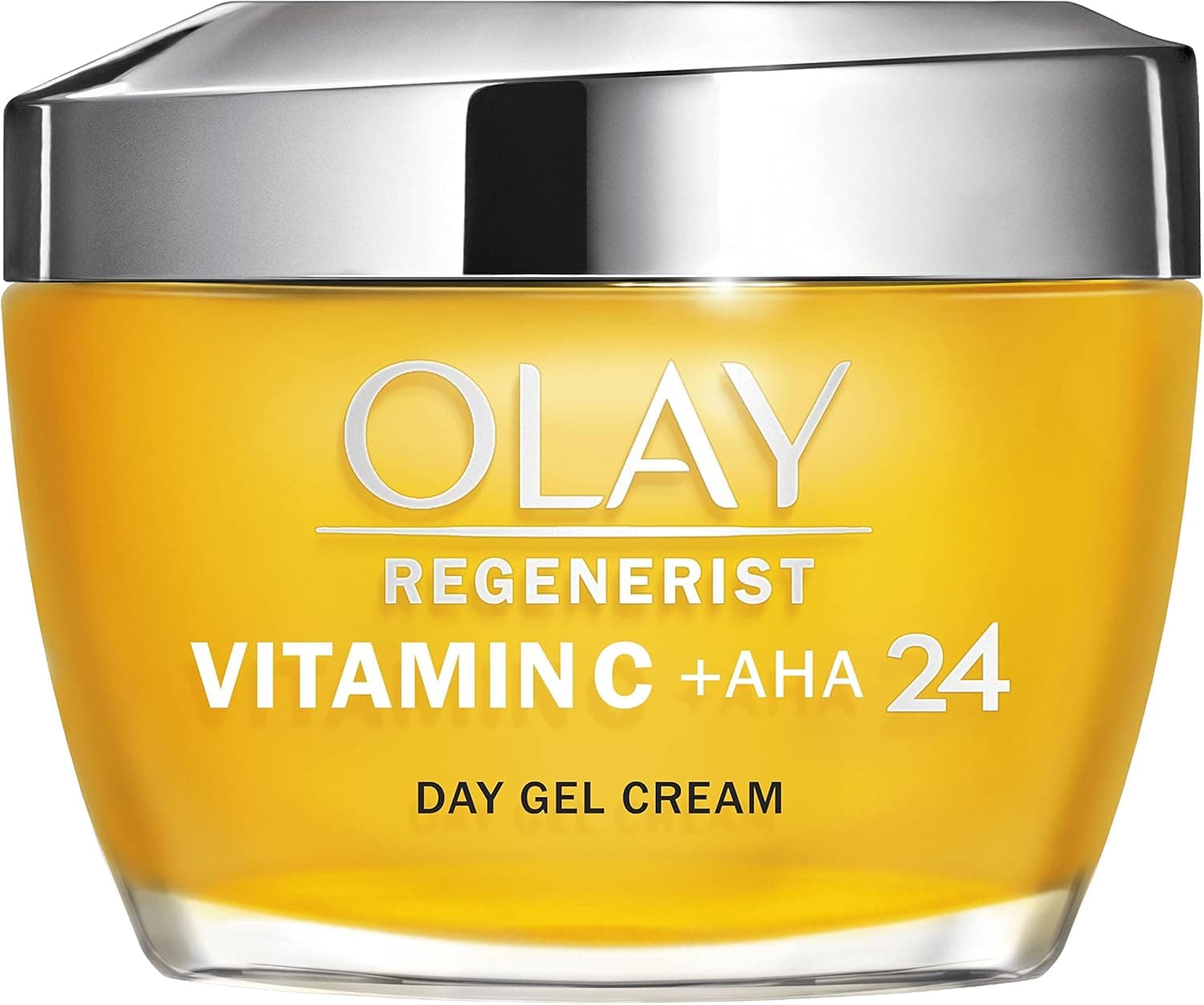 Olay Gel creme antimanchas, para o dia, vitamina C AHA24, com vitamina C, AHA e niacinamida (vitamina B3) para um tom de pele luminoso e uniforme em 14 dias, fragrância cítrica, 50 ml