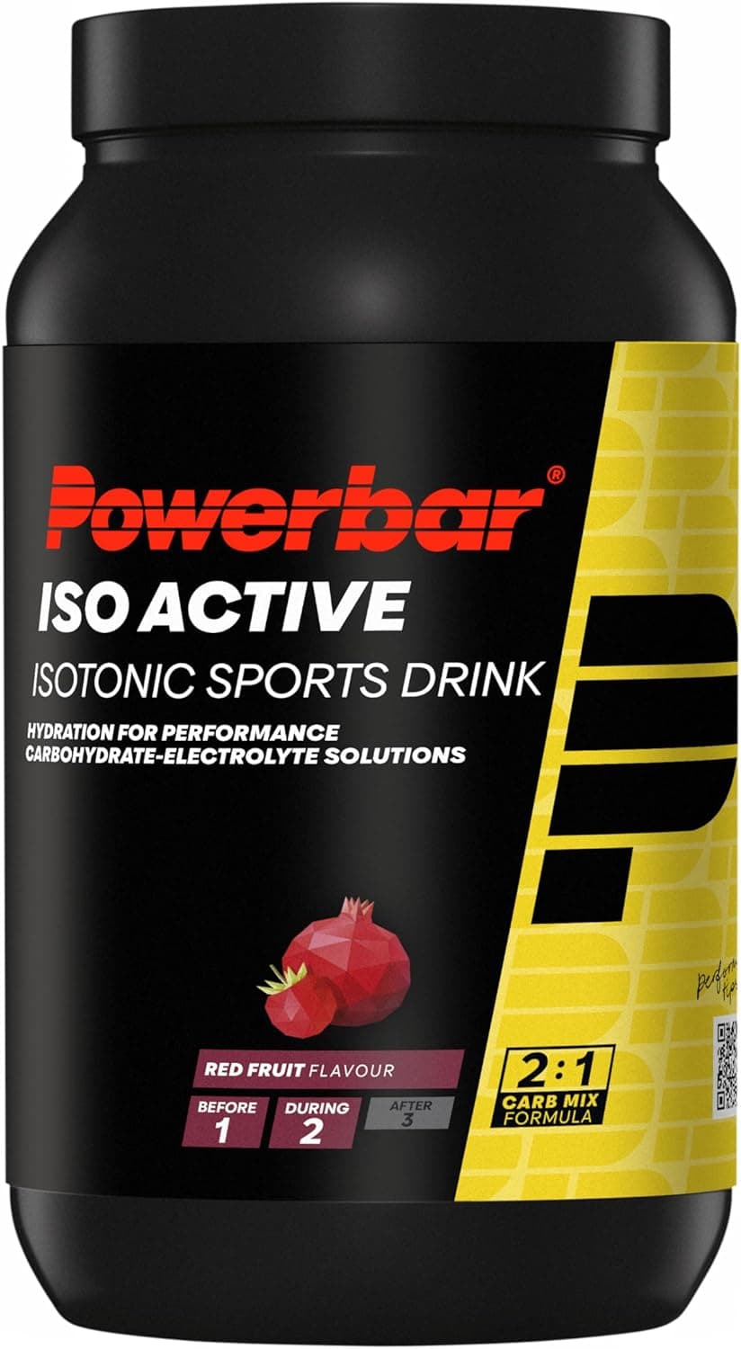 PowerBar Isoactive Lemon Bebida desportiva isotónica, 5 eletrólitos, 600g