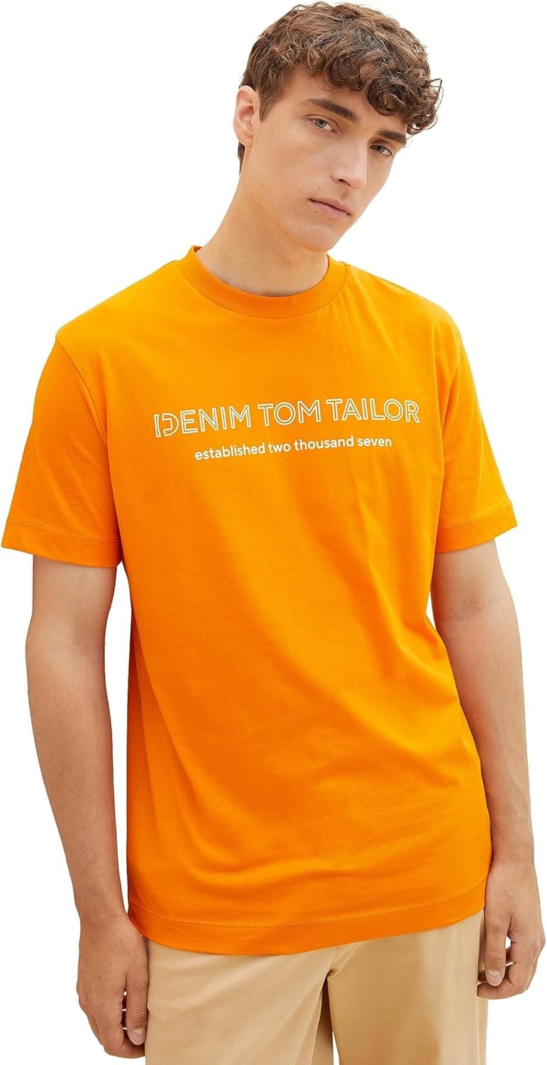 TOM TAILOR Denim T-shirt para homem