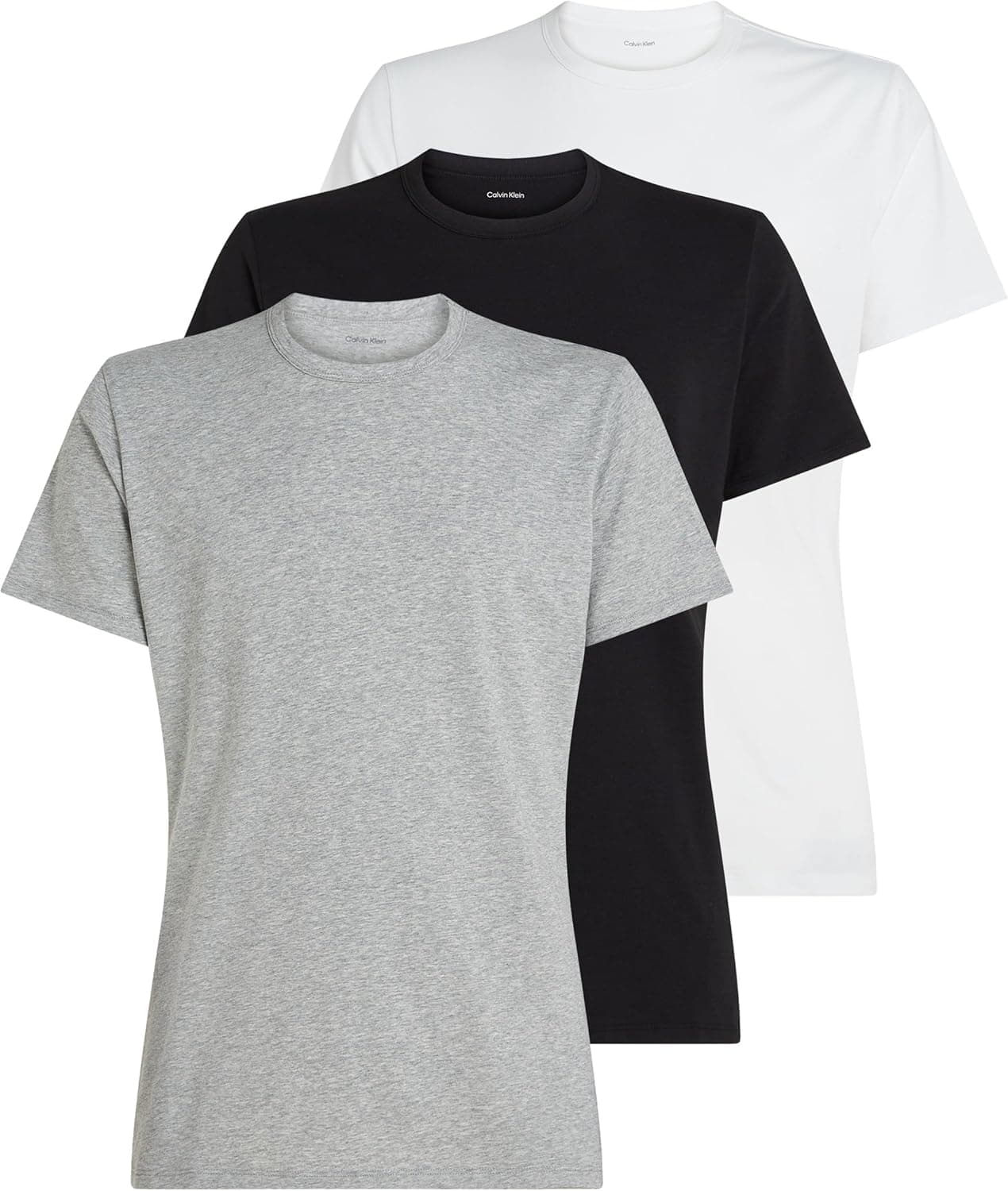 Calvin Klein S/S | Pack 3 T-shirts multicolor em algodão para homem