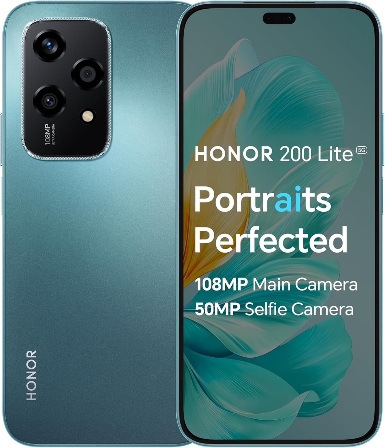 Honor 200 Lite, duplo, 256 GB 8 GB Ram, Cyan Lake