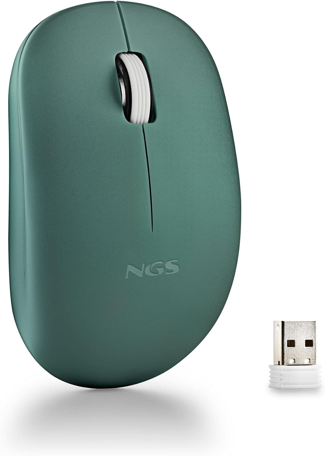 NGS Fog Pro Green | Rato sem fios ótico com 1000 dpi e botões silenciosos