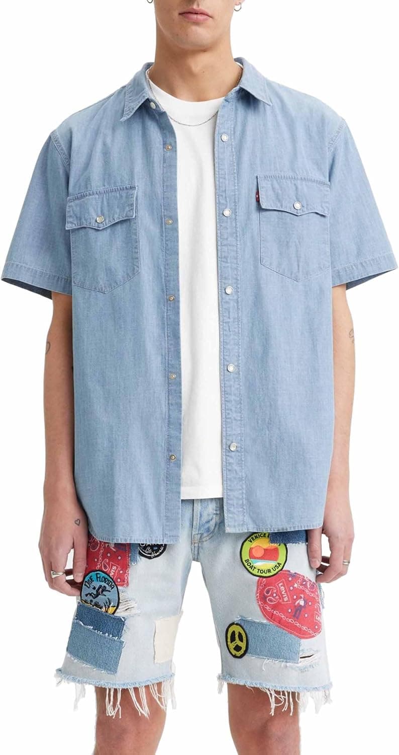 Levi's SS Relaxed Fit Western camisa homem