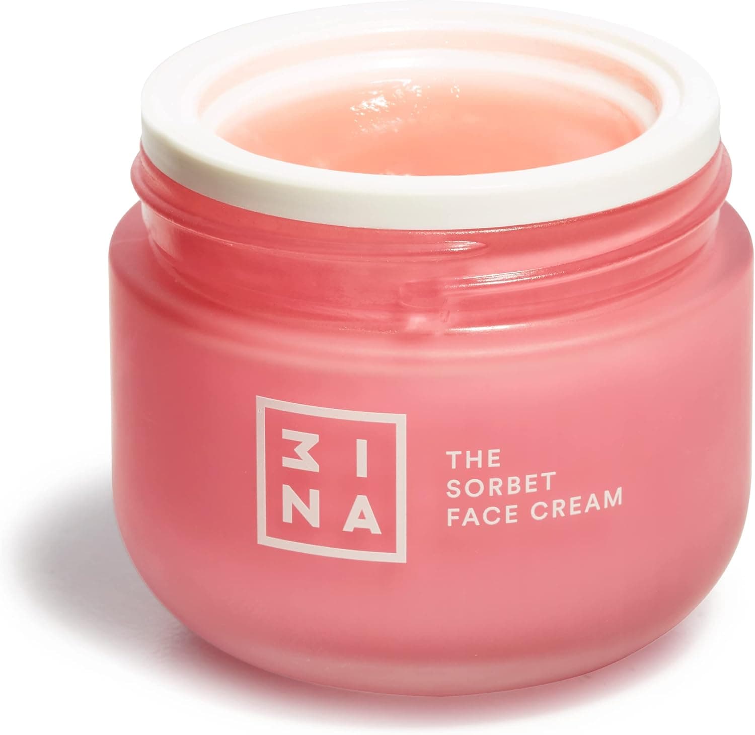 3INA MAKEUP The Sorbet Cream – Creme Facial Hidratante com Niacinamida, Azeite e Amêndoas, Dia e Noite, para Todos os Tipos de Pele – Vegan e Cruelty Free, 50ml
