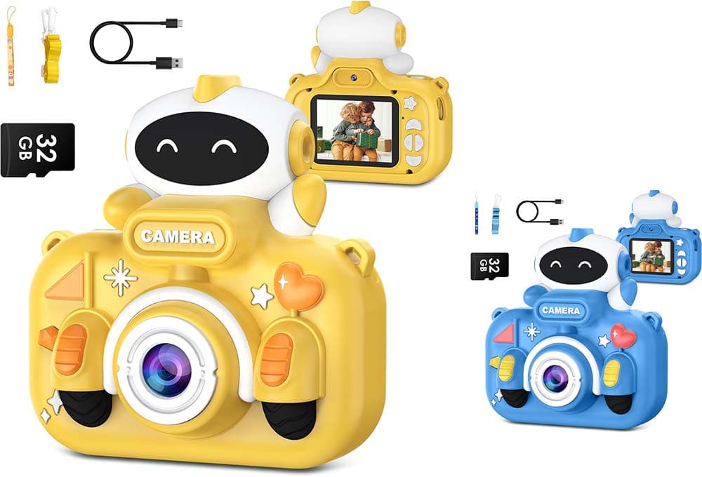 GREENKINDER Câmara fotos infantis, câmara fotos crianças 1080P HD 20MP
