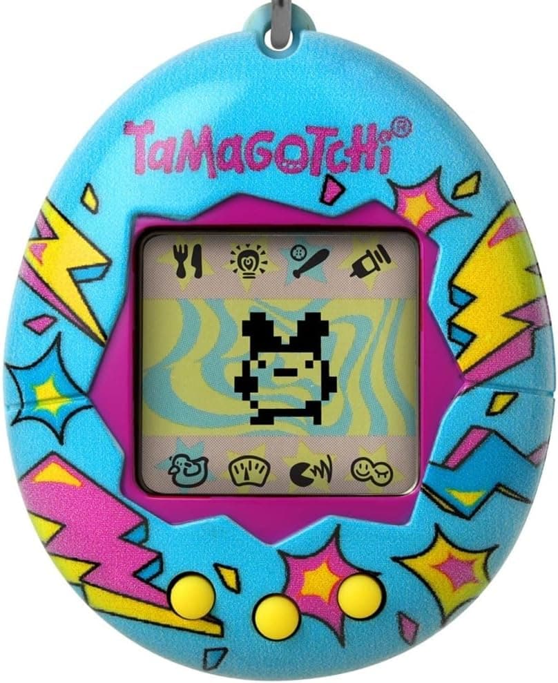 BANDAI - Tamagotchi Original Lightning - Animal de estimação virtual, azul (42923NBNP)