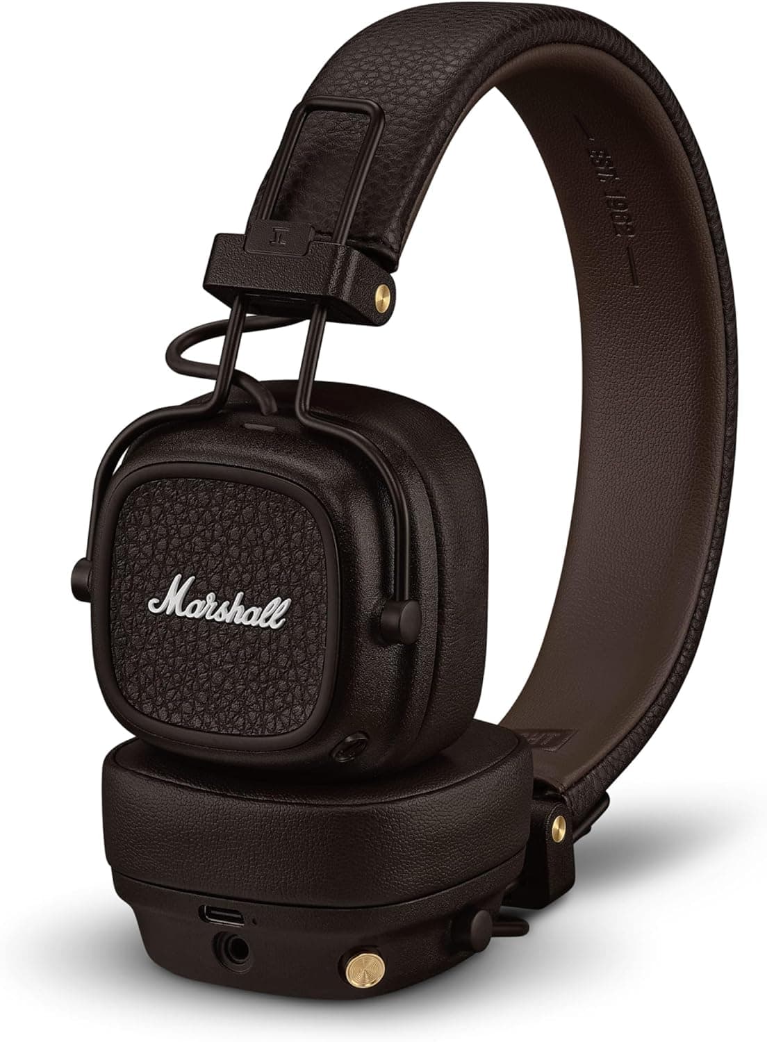 Marshall Major V Auriculares sem fios Bluetooth, 100 horas de reprodução - castanho
