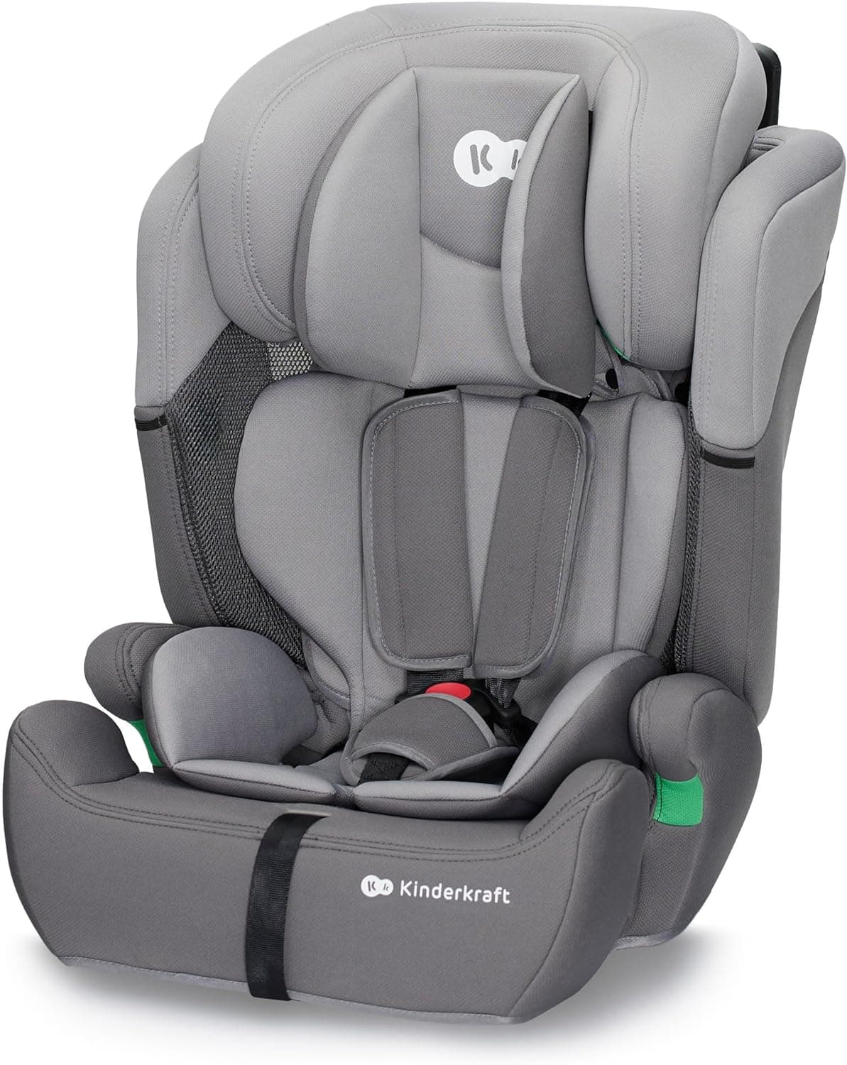 Kinderkraft COMFORT UP I-SIZE 76-150 cm, cadeira de carro para bebé, cadeira de carro para crianças, cadeira, cinto, regulação em 11 níveis, grupo 1/2/3, 15 meses - 12 anos, 9-36 kg, cinzento