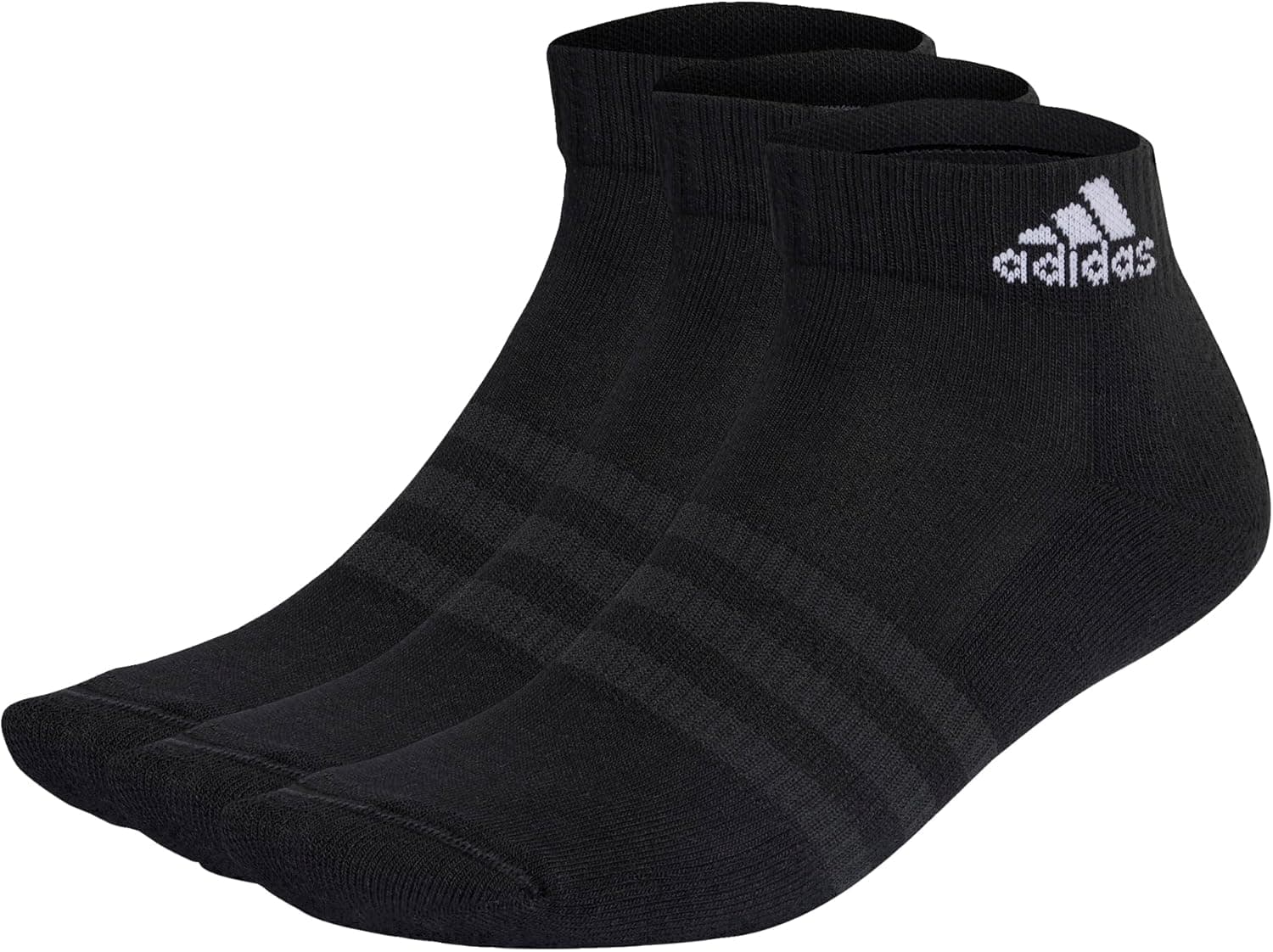 adidas Unissexo adulto Cushioned Sportswear Ankle Meias 3 Pares