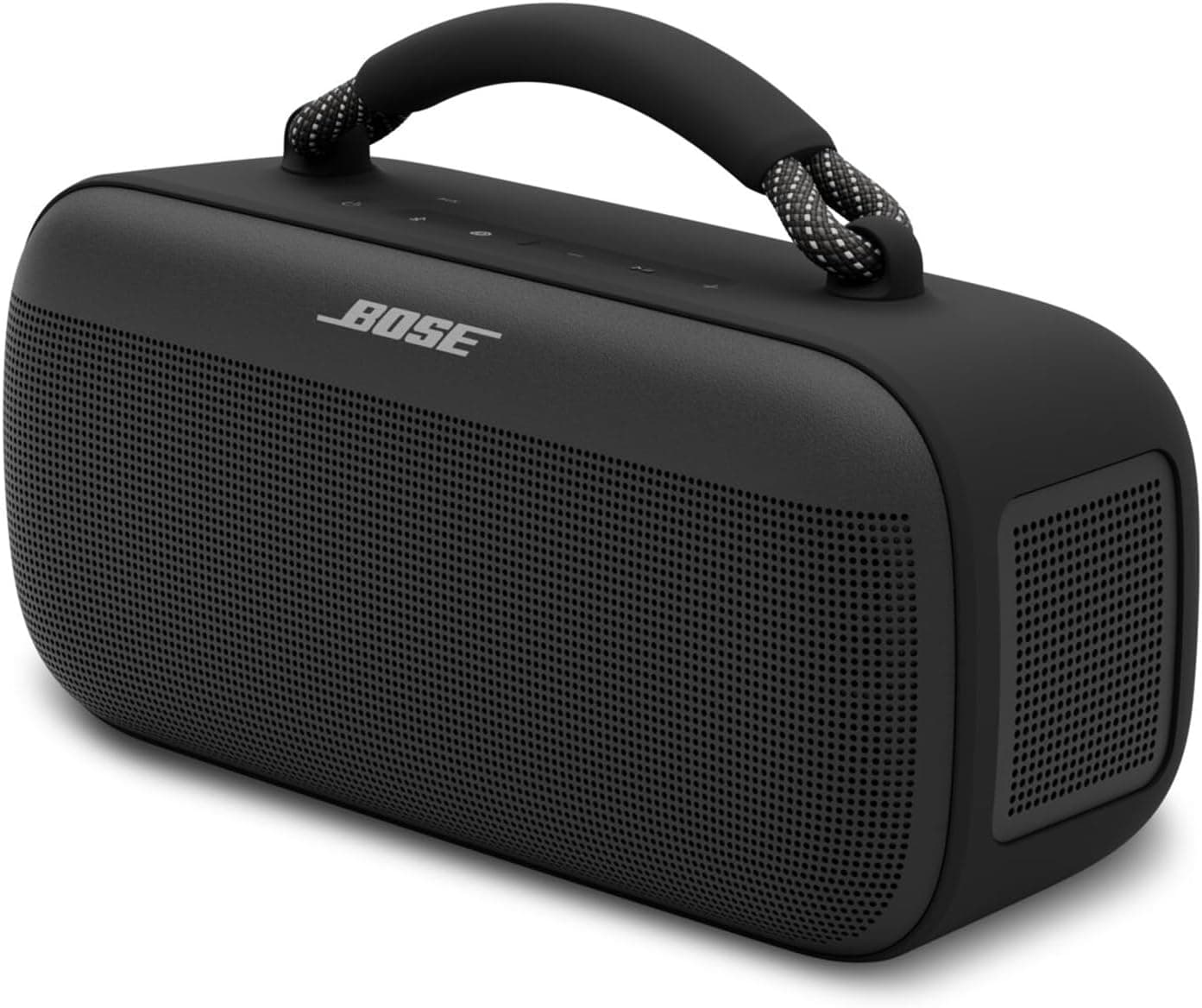 Bose SoundLink Max, Altifalante portátil com bluetooth para exterior com graves potentes, estéreo resistente à água com Bluetooth e ligação USB-C, até 20 horas de autonomia, AUX de 3,5 mm, preto