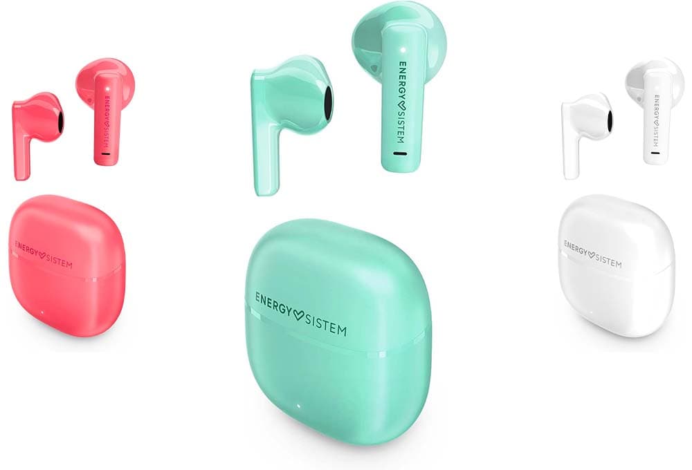 Energy Sistem StreetMusic Auriculares True Wireless (plástico reciclado, 20 horas de bateria, design compacto, driver de 13 mm, microfone, Voice Assistant)
