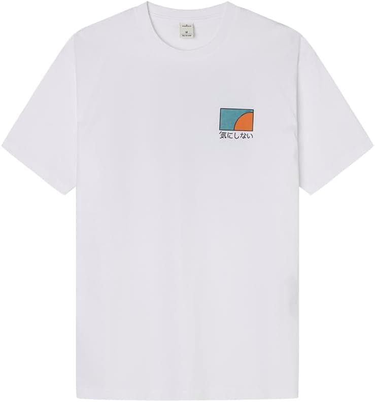 Springfield | T-shirt branca para homem, S