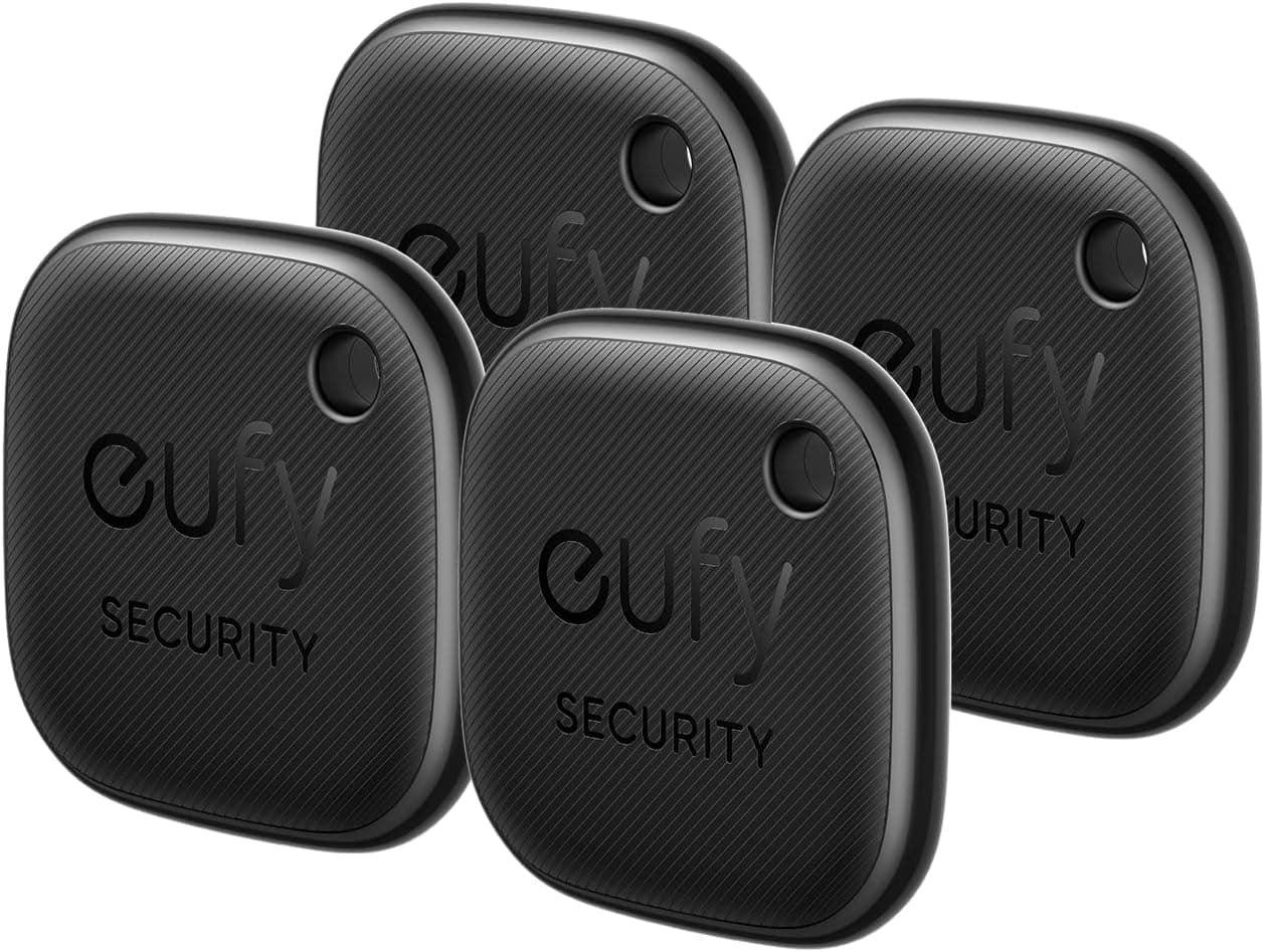 eufy Security SmartTrack Link | Localizador Bluetooth compatível com Apple Find My à prova de água, pack de 4