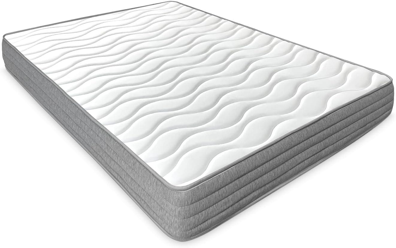 Duérmete Online Frida | Colchão viscoelástico ergonómico com dupla face inverno/verão 105 x 190 cm